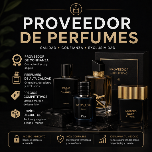 Proveedores perfumes