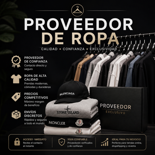 Proveedores ropa