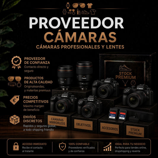 Proveedor cámaras profesionales