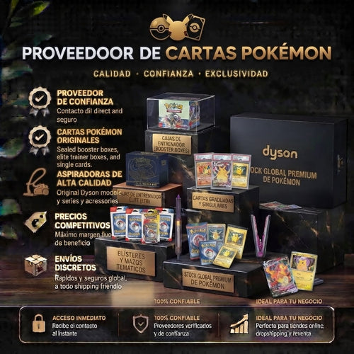 Proveedor cartas Pokemon